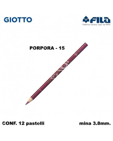 GIOTTO PASTELLO SUPERMINA N.15 PORPORA 15 [12PZ]
