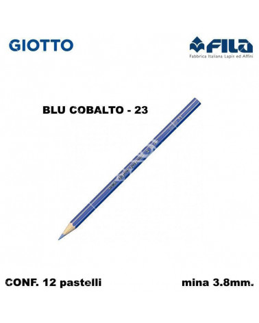 GIOTTO PASTELLO SUPERMINA N.23 BLU COBALTO 23 [12PZ]