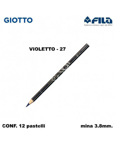 GIOTTO PASTELLO SUPERMINA N.27 VIOLETTO 27 [12PZ]