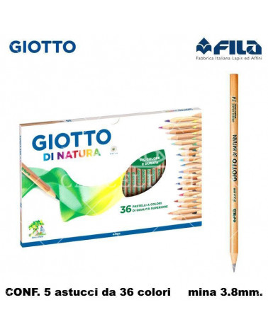 GIOTTO PASTELLO NATURA 36COL. [5PZ]