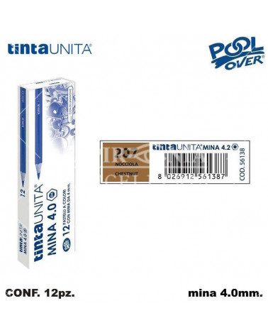 TINTA UNITA PASTELLO MINA 4MM. NOCCIOLA 207 [12PZ] 56138