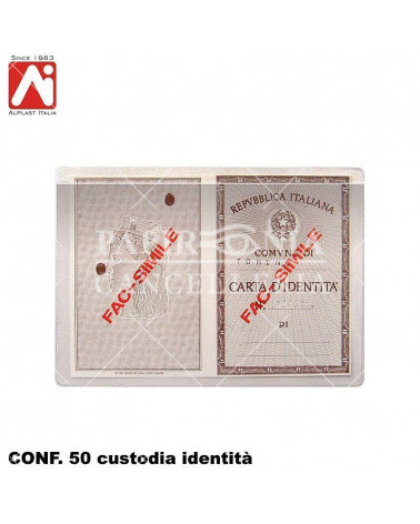 ALPLAST CUSTODIA IDENTITA' TRASPARENTE 1016 [50PZ]