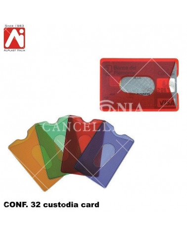 ALPLAST CUSTODIA CARD MORBIDA 901 [32PZ]