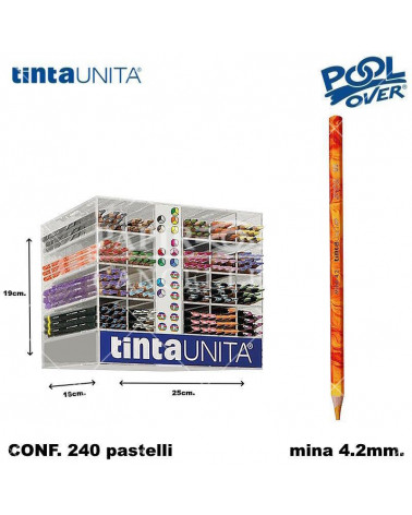 ASS.TO 240 PASTELLI TINTA UNITA 4.2MM. MULTICOLOR/GRADIENT