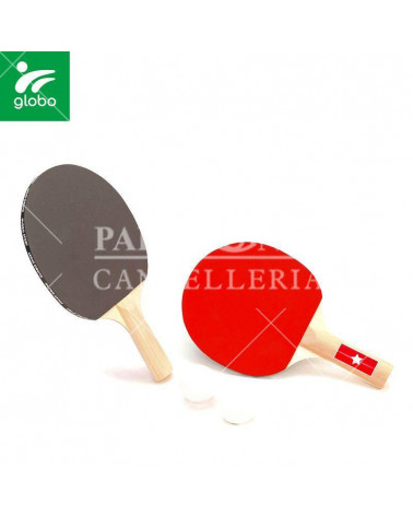 GLOBO RACCHETTA PING PONG 2pz. CON 2 PALLINE 39296