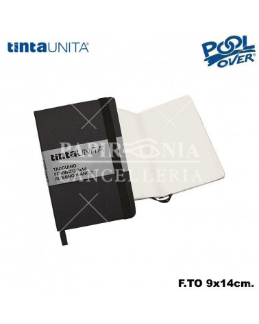 TINTA UNITA TACCUINO CON ELASTICO BIANCO 9x14