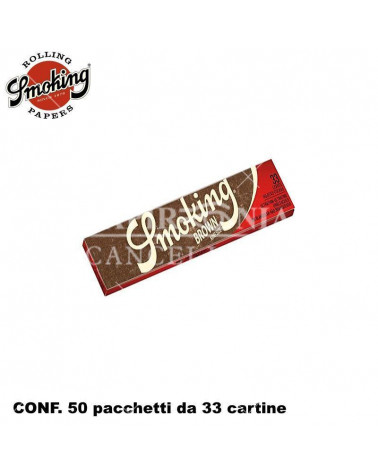 CARTINE SMOKING GRANDI-BROWN [50PZ] (1650)