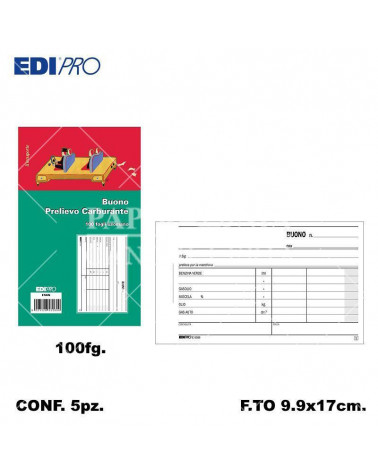 EDIPRO BLOCCO PRELIEVO CARBURANTE 9,9X17 E5326 [5PZ]