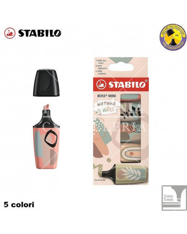 STABILO BOSS MINI NATURE 5PZ.