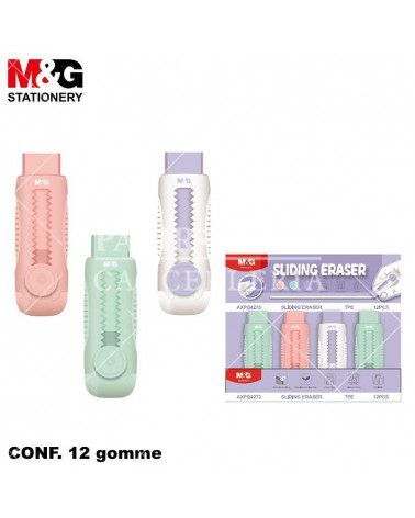 M&G GOMMA SCORRIMENTO PASTEL [12PZ]