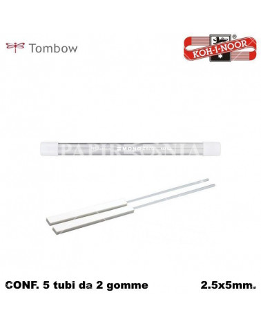 TOMBOW RICAMBIO GOMMA MONO ZERO PUNTA RETTANGOLARE 2pz.x 5cf.