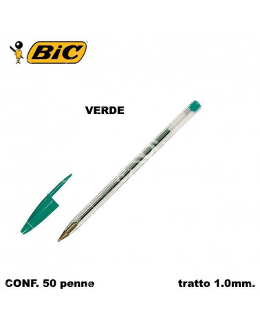 BIC SFERA CRISTALL VERDE [50PZ]