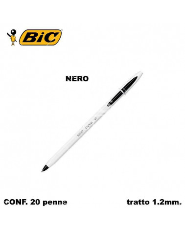 BIC SFERA CRISTALL UP BICOLOR 20PZ NERO