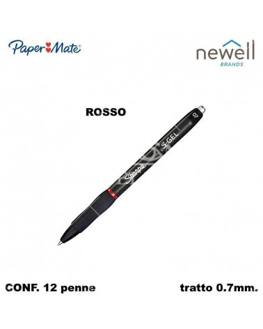 SHARPIE SFERA GEL ROSSO [12PZ]