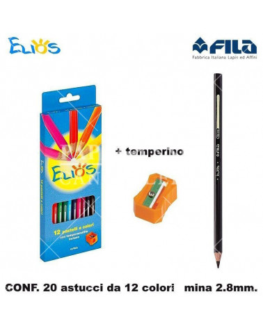 ELIOS PASTELLO ELIOS 12COL.FILA [20PZ]