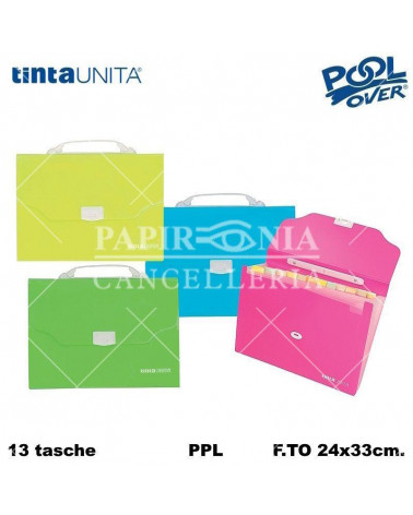 TINTA UNITA PORTADOCUMENTI SOFFIETTO A4 CON MANICO 98059