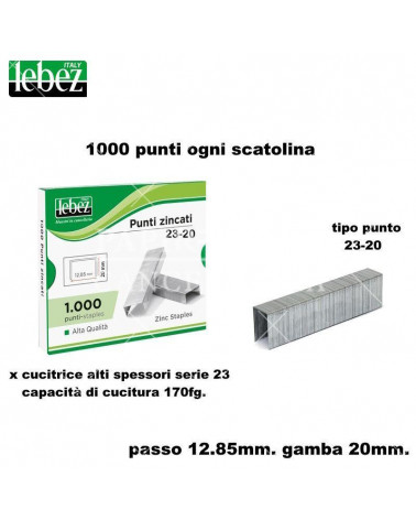 LEBEZ PUNTI 23-20 1000P. PER CUCITRICE