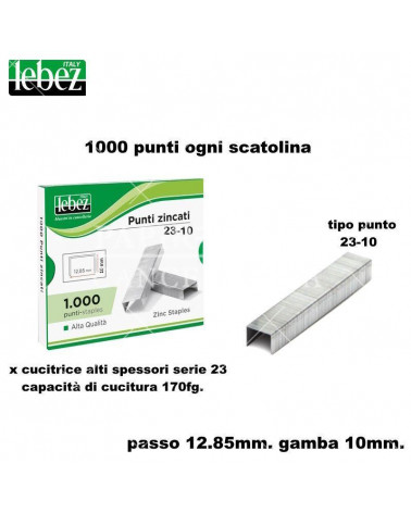 LEBEZ PUNTI 23-10 1000P. PER CUCITRICE