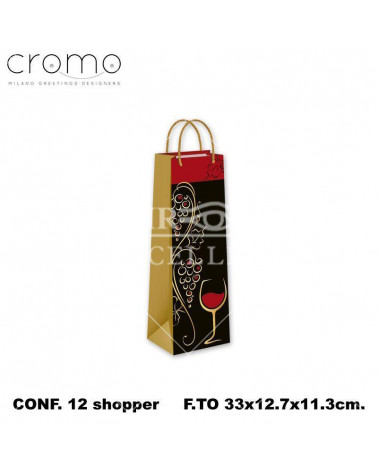CROMO SHOPPER VINO SH.8503 [12PZ]