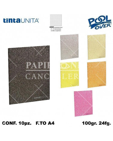 TINTA UNITA GLITTER FLUO MAXI 50 SPECIAL 100GR.4M [10+2PZ]