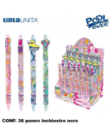 TINTA UNITA VINTAGE ESP 36 PENNA CANCELLABILE NERO