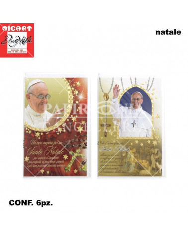 BIGLIETTI SANTO NATALE NT1195 [6PZ]