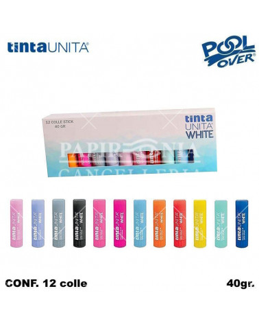 TINTA UNITA COLLA WHITE STICK 40GR. 51404 [12PZ]