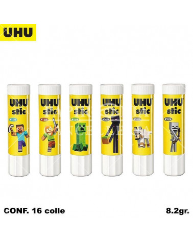 UHU COLLA STICK 8,2gr.MINECRAFT [16PZ]
