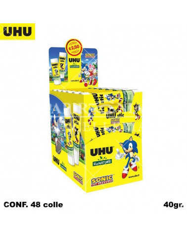 UHU ESP COLLA STICK SONIC 40GR. 36PZ.+12PZ.OMAGGIO 7005915
