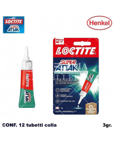 ATTAK COLLA 3gr.RIPOSIZIONABILE DISPLAY 12PZ.