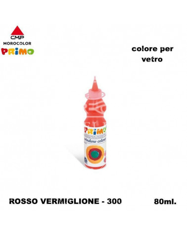 PRIMO COLORE PER VETRO  VERMIGLIONE 300 [6PZ]