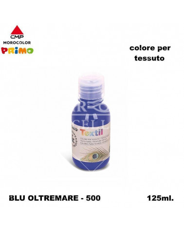 PRIMO COLORE PER TESSUTO 125ML BLU OLTREMARE 500