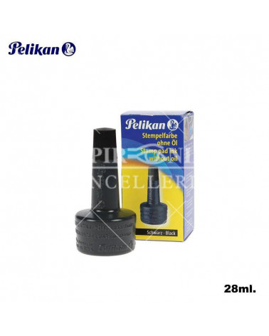 PELIKAN INCHIOSTRO PER TIMBRI 28ML. NERO-SENZA OLIO
