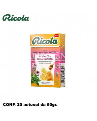 RICOLA ECHINACEA MIELE E LIMONE 20PZ.