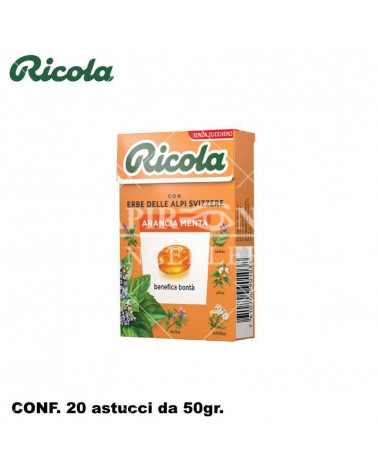 RICOLA ARANCIA/MENTA 20PZ.