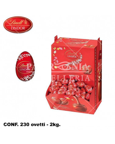 LINDT OVETTI LINDOR LATTE 2kg.230pz.