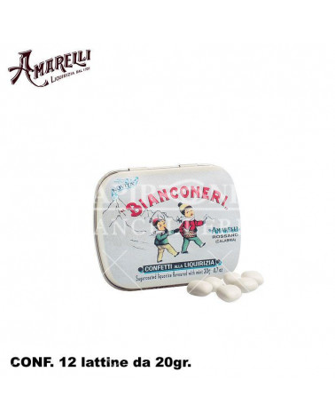 AMARELLI LATTINE BIANCONERI 20gr.12pz.