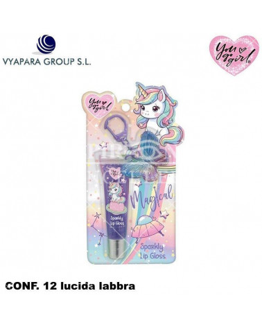 LUCIDA LABBRA BUTTERFLY UNICORNO [12PZ]