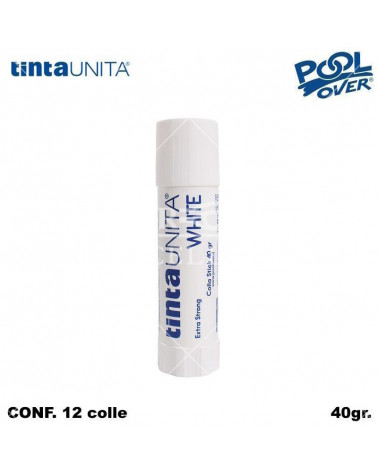 TINTA UNITA COLLA STICK WHITE PREMIUM 40gr. [12PZ]