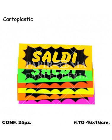CARTELLI SALDI 25PZ.