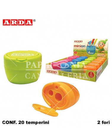 ARDA TEMPERINO CONTENITORE MINION 2 FORI-PLASTICA TE807SC [20PZ]