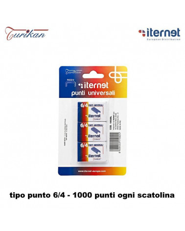 ITERNET PUNTI UNIVERSALI BLISTER 3PZ.