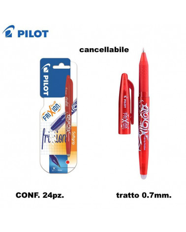 PILOT SFERA FRIXION 24 BLISTER 1PZ.ROSSO