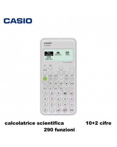 CASIO CALCOLATRICE SCIENTIFICA FX350CW 10+2 CIFRE 290 FUNZIONI
