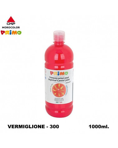 PRIMO TEMPERA PRONTA 1000ML. VERMIGLIONE 300