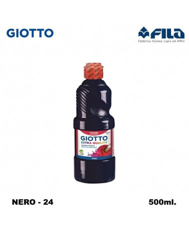 GIOTTO TEMPERA PRONTA 500ML. NERO 24