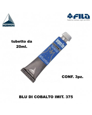 MAIMERI TEMPERA T.7 20ML. BLU COBALTO 375 [3PZ]