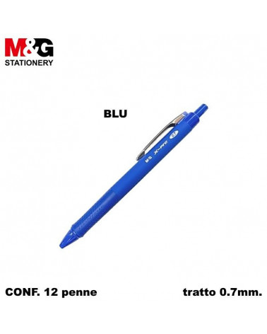 M&G SFERA X-PRO GEL SCATTO 0.7 BLU [12PZ]