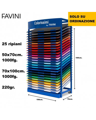FAVINI MONORUVIDO 50x70 - 70x100 25 SCOMPARTI [1000FG] + [1000FG]
