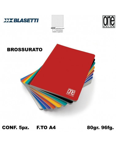 BLASETTI MAXI BROSSURATO 96FG.ONE COLOR 4MM [5PZ]
